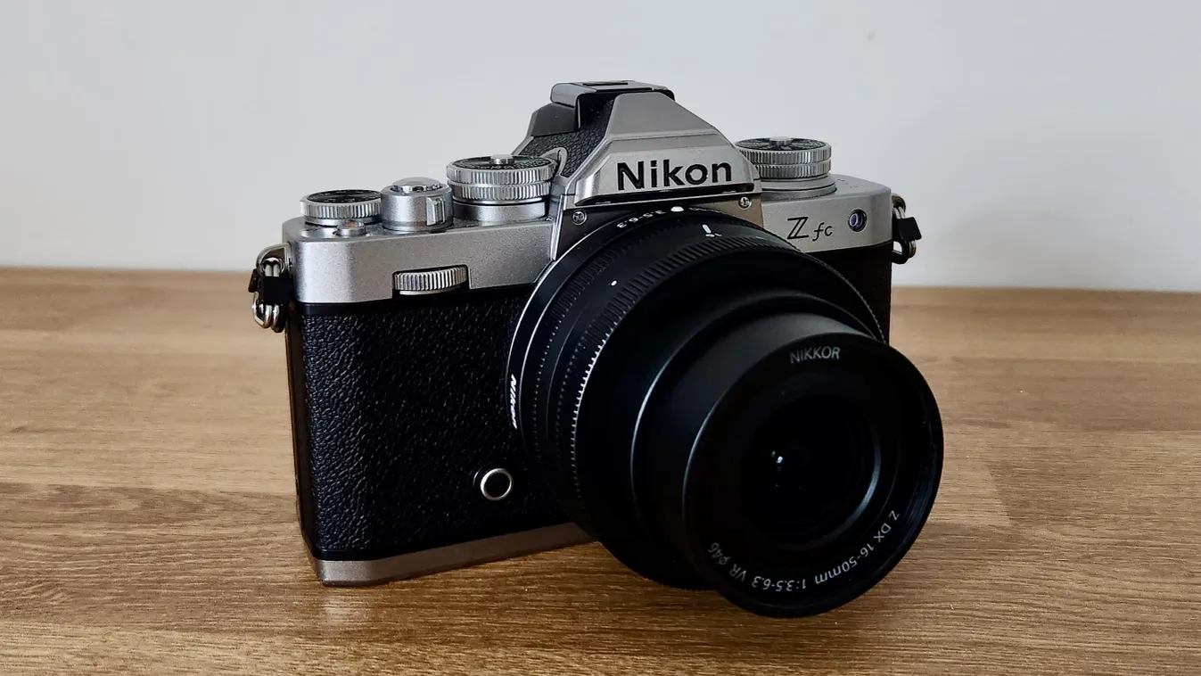 Nikon Z fc, DX, Milc, fényképező, retro, teszt 
