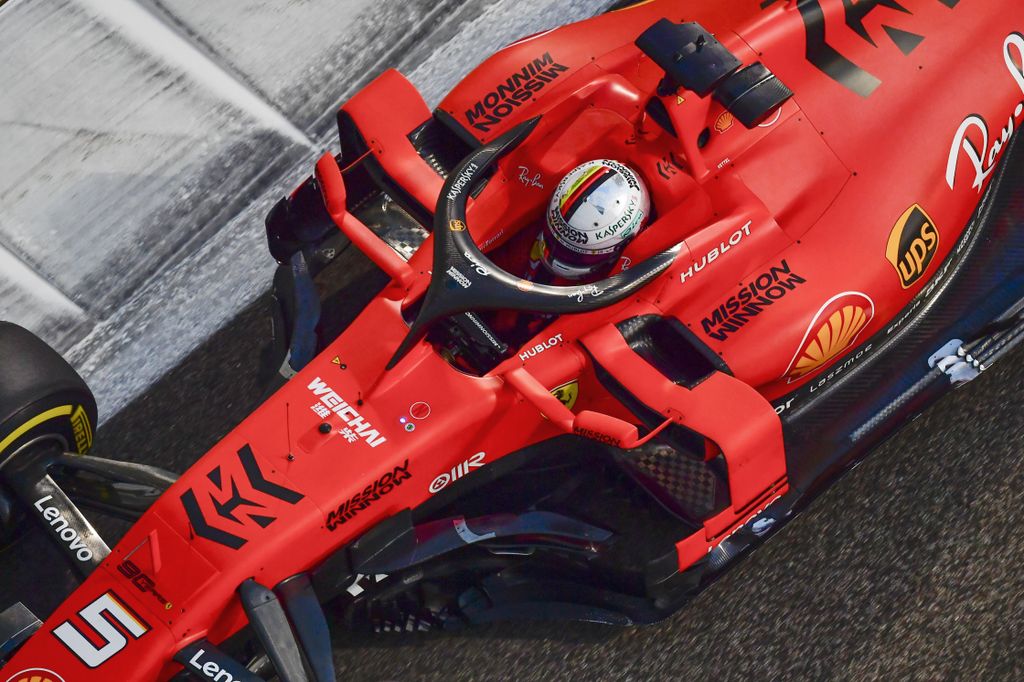 Forma-1, Sebastian Vettel, Ferrari, Abu-dzabi Nagydíj 2019, második szabadedzés 