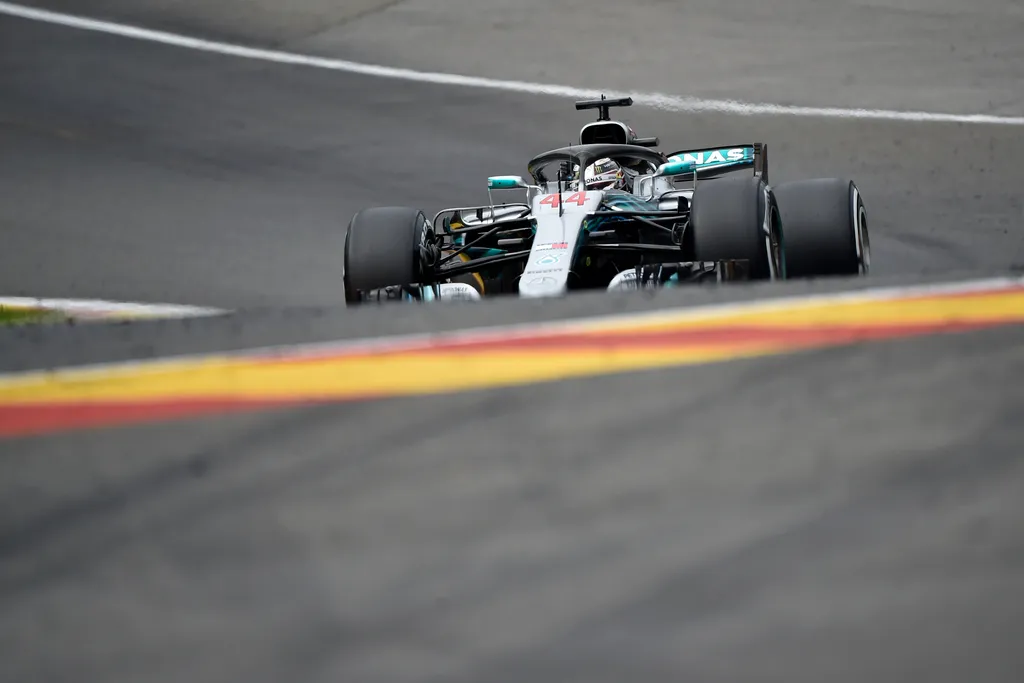 A Forma-1-es Belga Nagydíj pénteki napja, Lewis Hamilton, Mercedes-AMG Petronas 