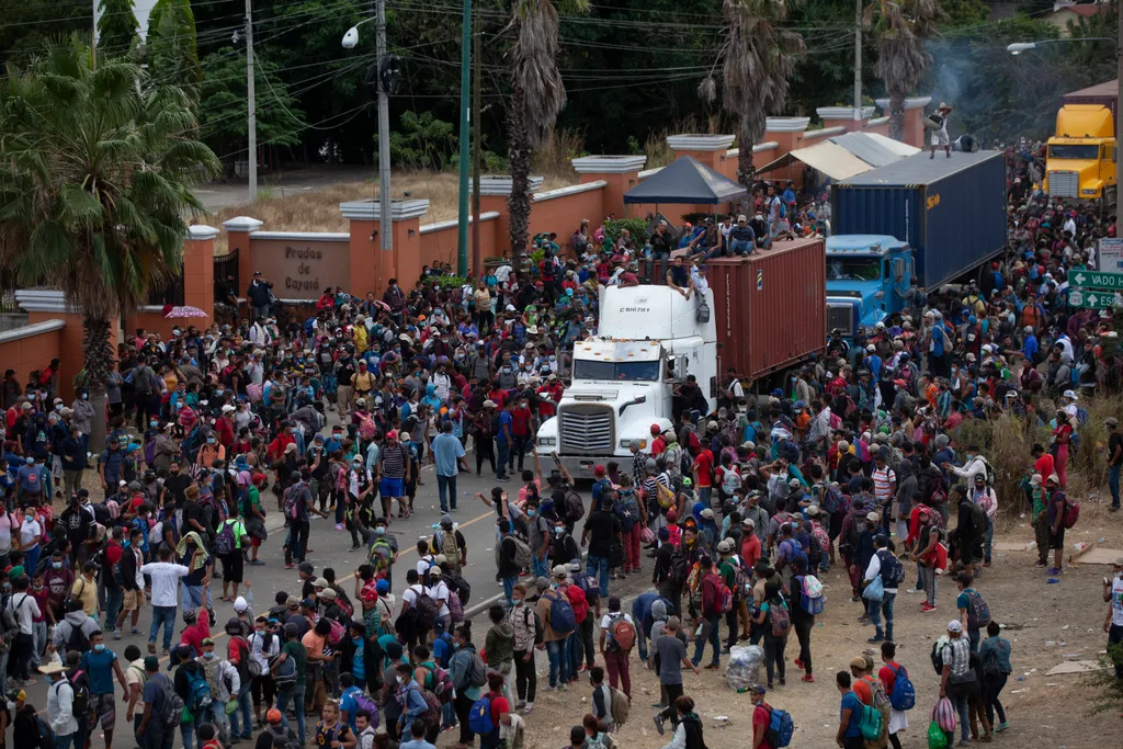 Migránskaraván, Guatemala, illegális bevándorlás, migráns, menekült 