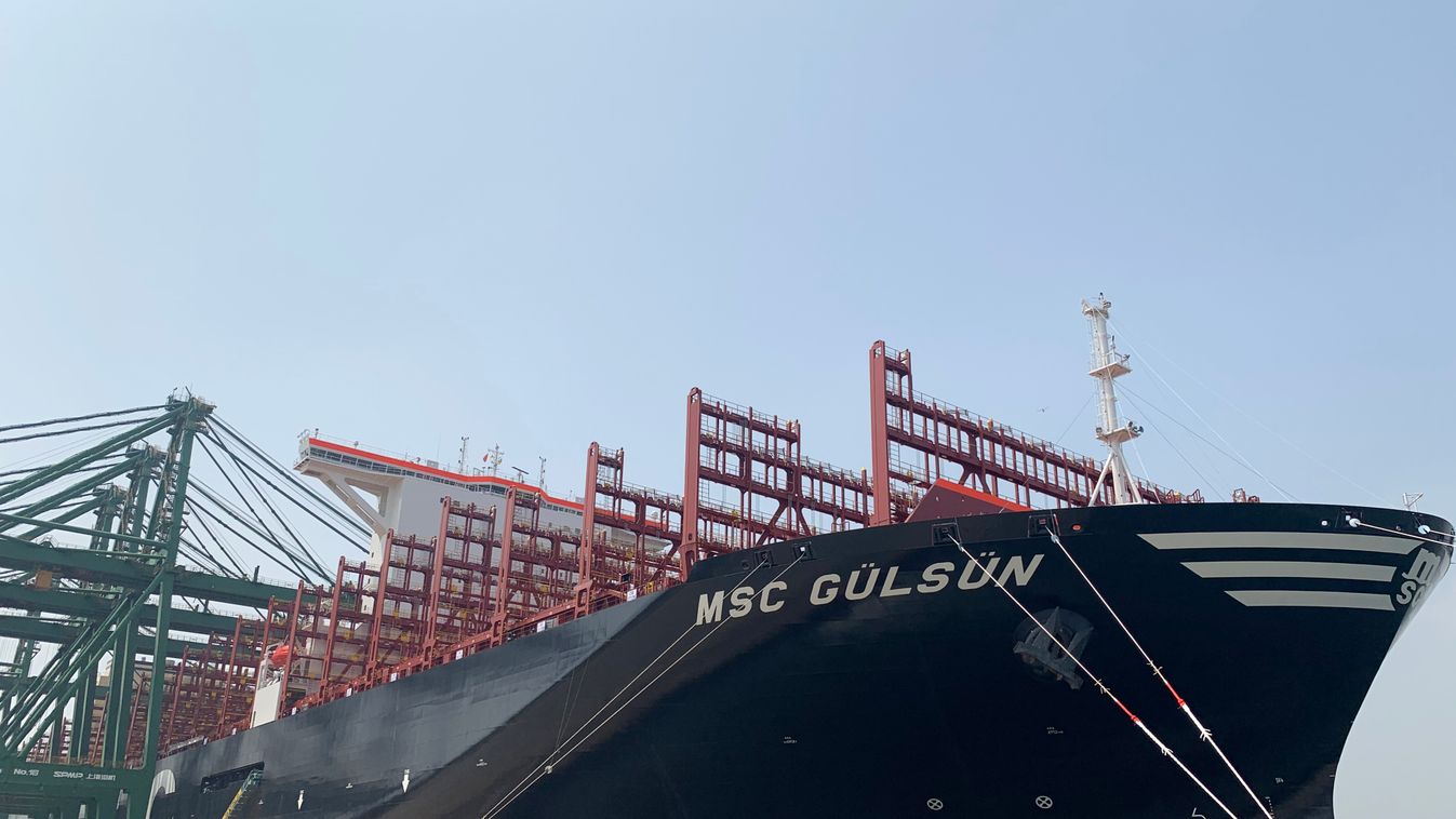 MSC Gulsun, a világ legnagyobb konténerszállítója 
