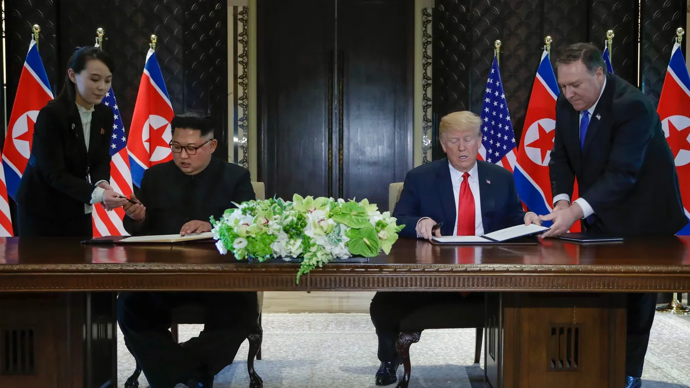 TRUMP, Donald; KIM Dzsong Un 