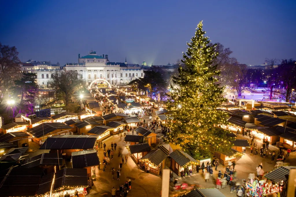 Legszebb karácsonyi városok, Karácsony, ünnep, Bécs, Ausztria 