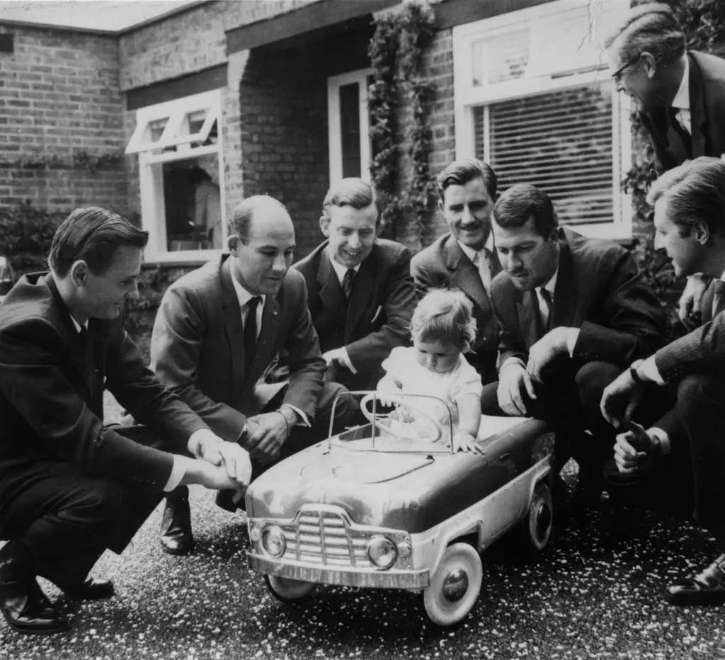 Forma-1, Damon Hill, Bruce McLaren, Stirling Moss, Tony Brooks, Graham Hill, Jo Bonnier, Wolfgang von Trips 1961 