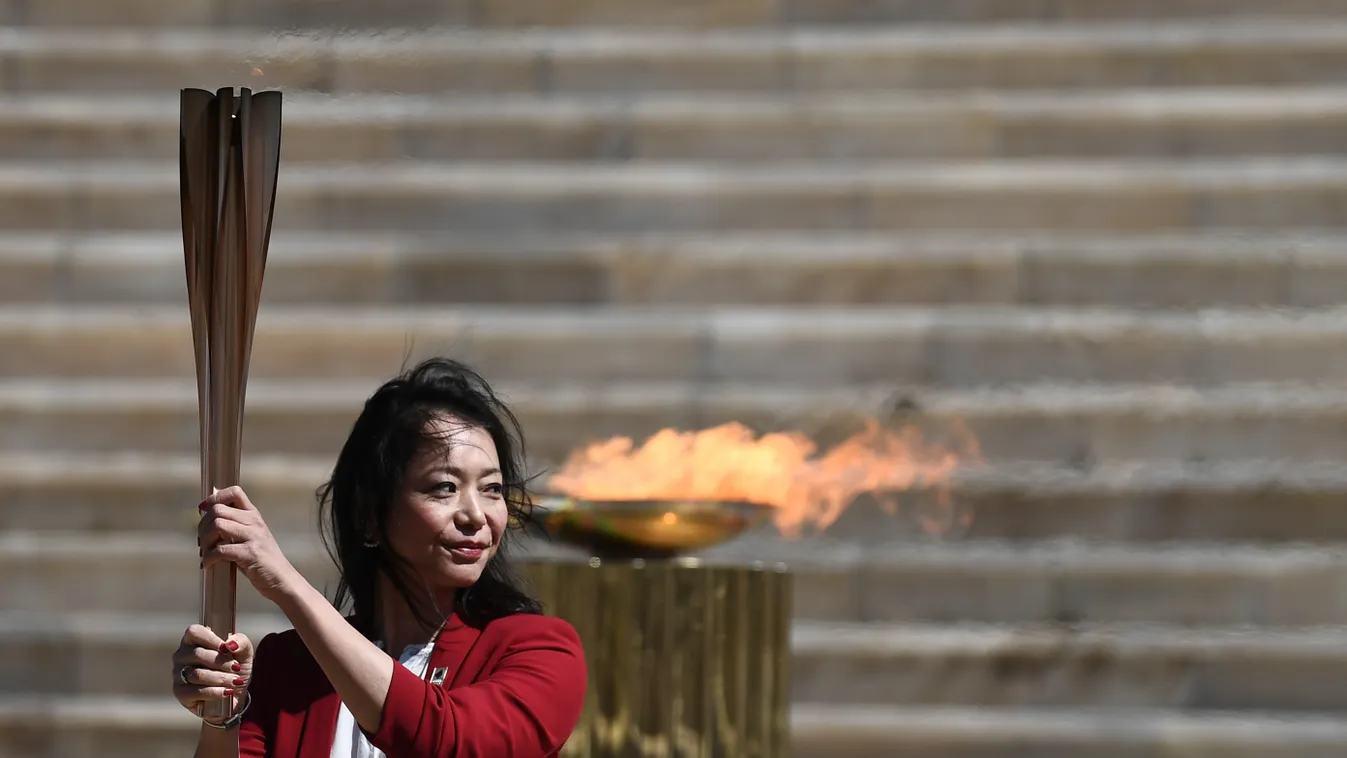 Olympic flame handover ceremony in Athens 2020,Athens,Grece,Olympic 