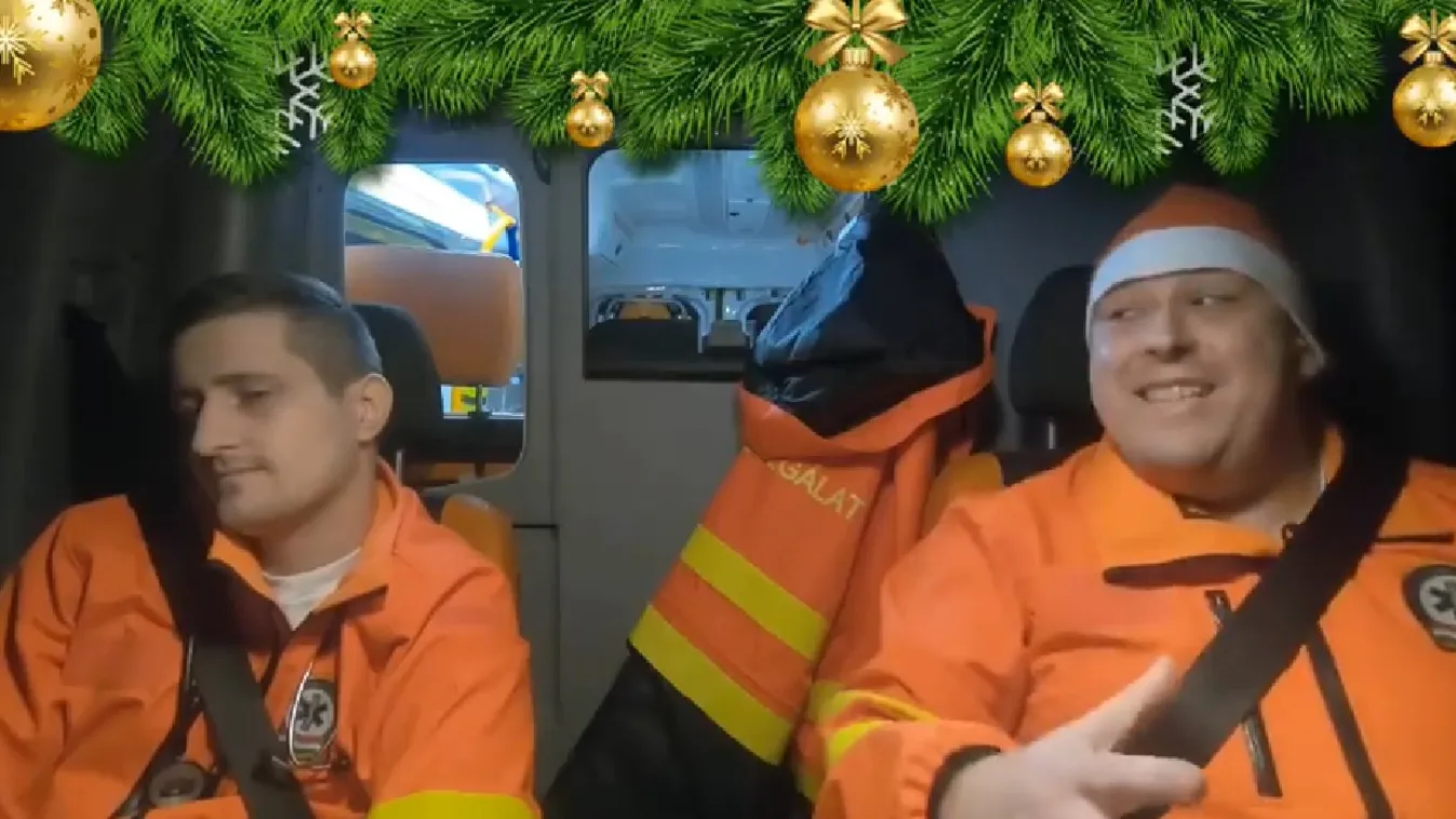 mentők, mentősök, karácsony 