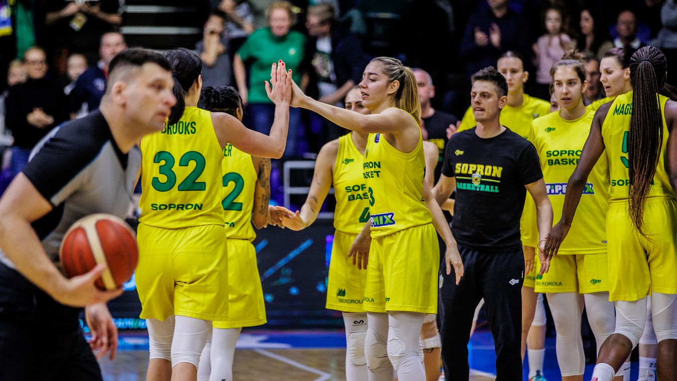 Sopron Basket - CBK Mersin mérkőzés, Sopron - Mersin női kosárlabda Euroliga, kosár, 2023.01.12. 