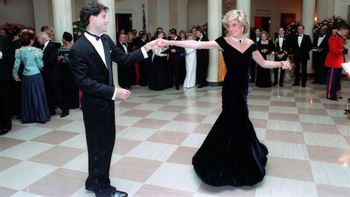 John Travolta, Diana hercegnő, tánc, kínos, 