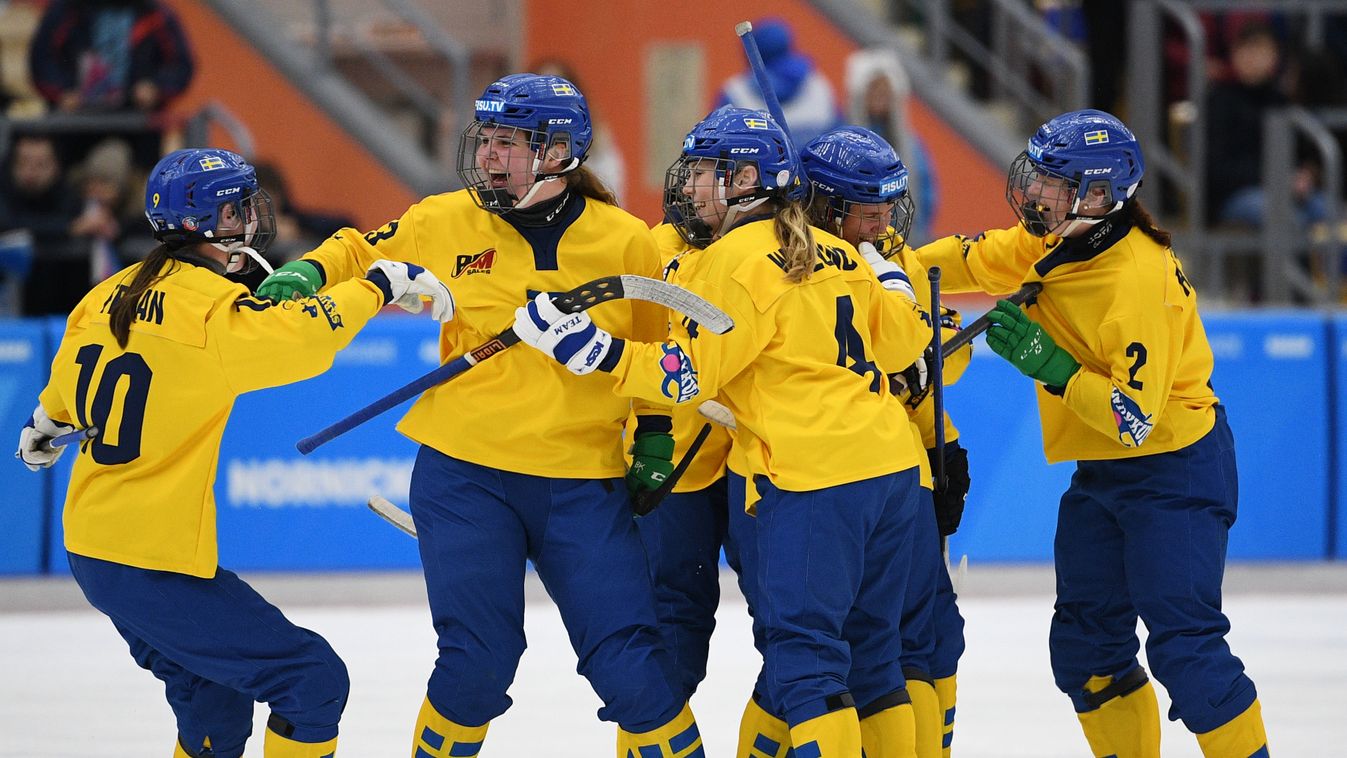Russia Universiade Bandy Women Sweden - Russia Russian hockey Yenisei Ice Stadium 