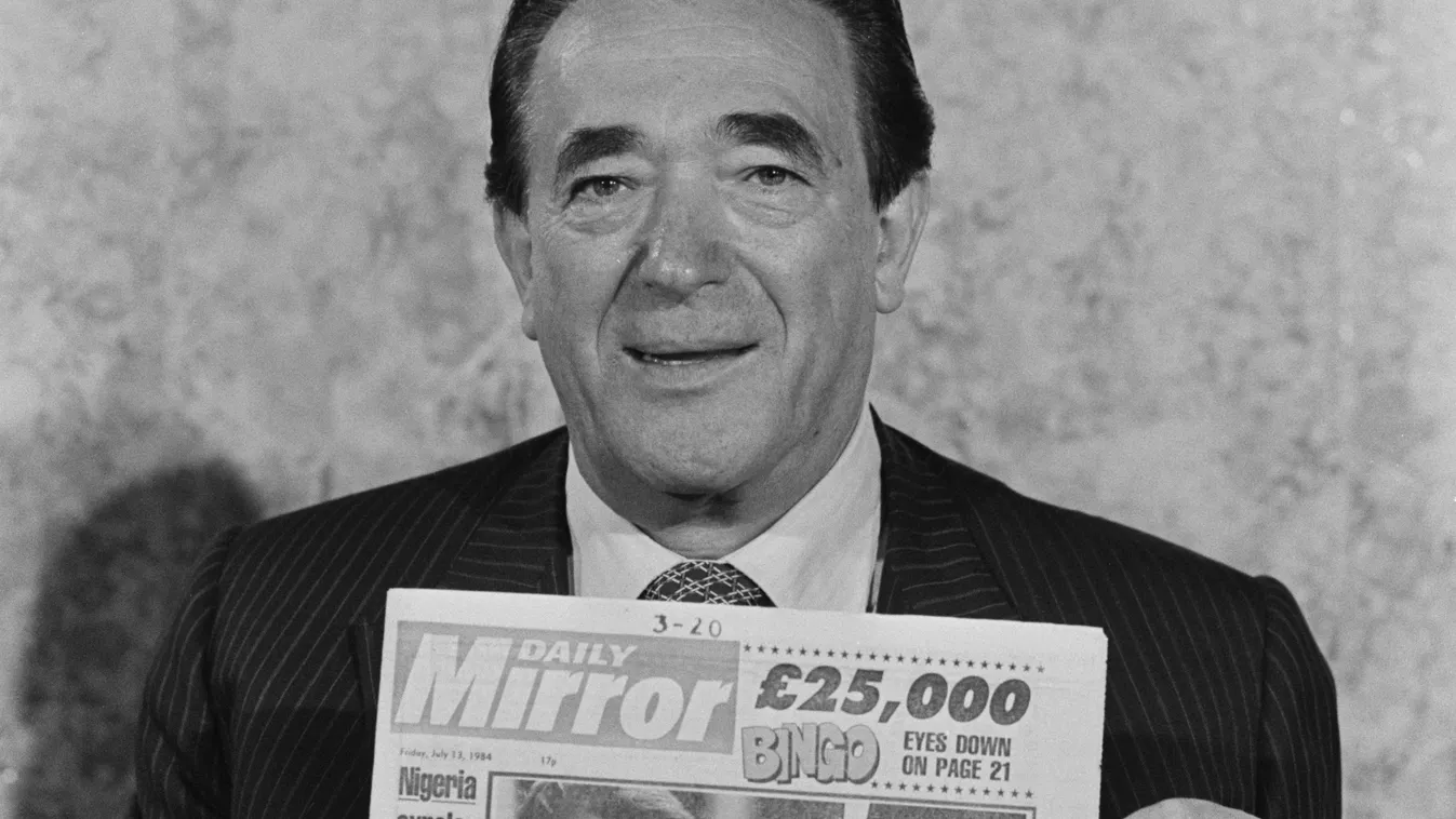 Robert Maxwell brit sajtómágnás 100 éve született, brit médiatulajdonos, lapkiadó, az egykori Mirror Group tulajdonosa, gyűjtés, 2023 