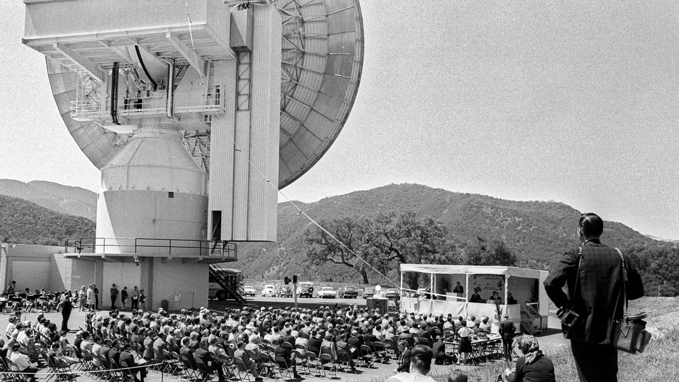Jamesburg Earth Station teleszkóp átadás 1969