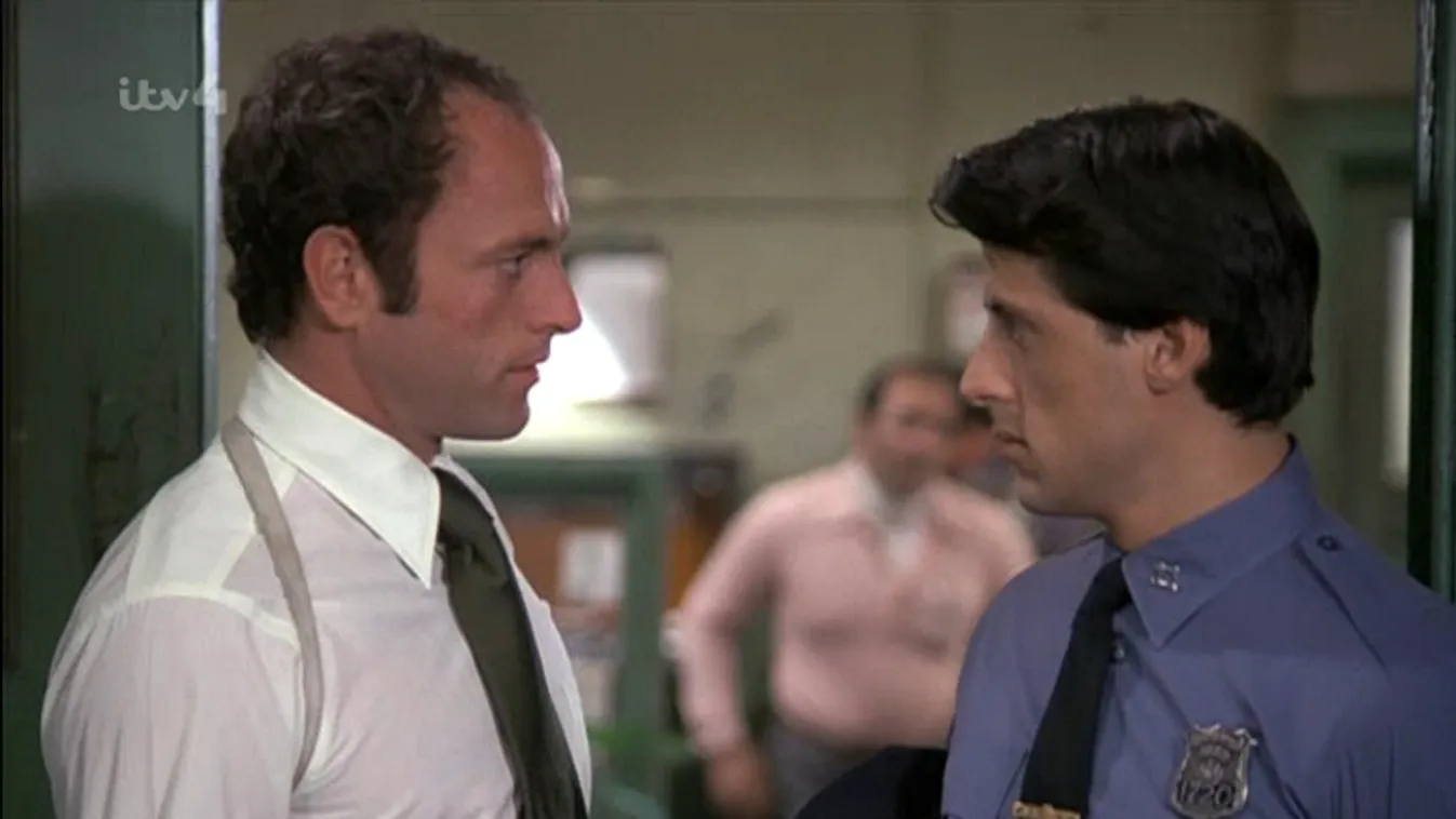 Kevin Dobson és Sylvester Stallone a Kojakben (1973) 
