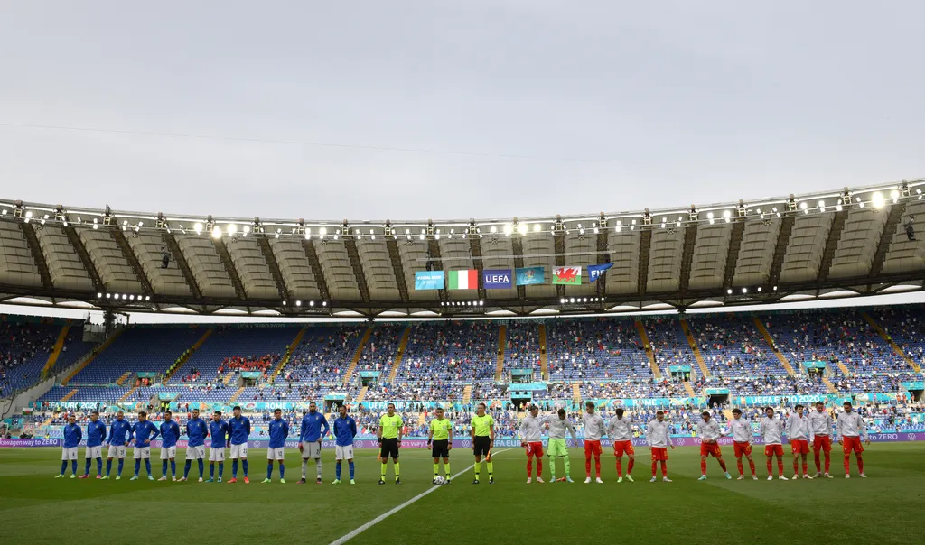 Olaszország - Wales, Foci EB, labdarúgó Európa-bajnokság, Euro 2020, labdarúgás, csoportkör, A csoport, Stadio Olimpico, Róma, 2021.06.20. 