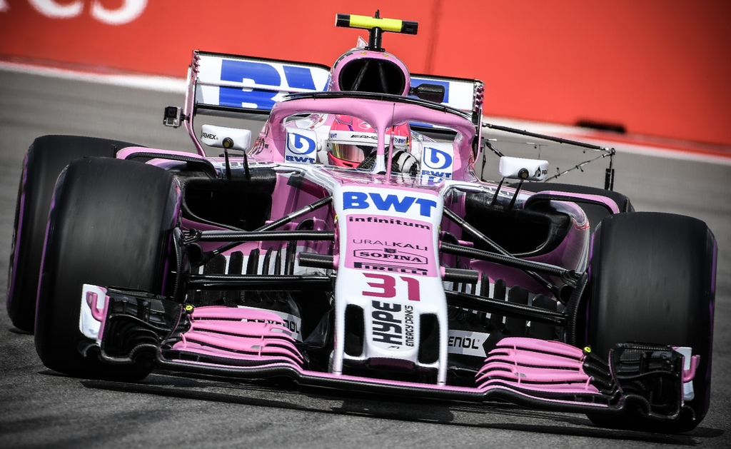 A Forma-1-es Orosz Nagydíj pénteki napja, Esteban Ocon, Force India 
