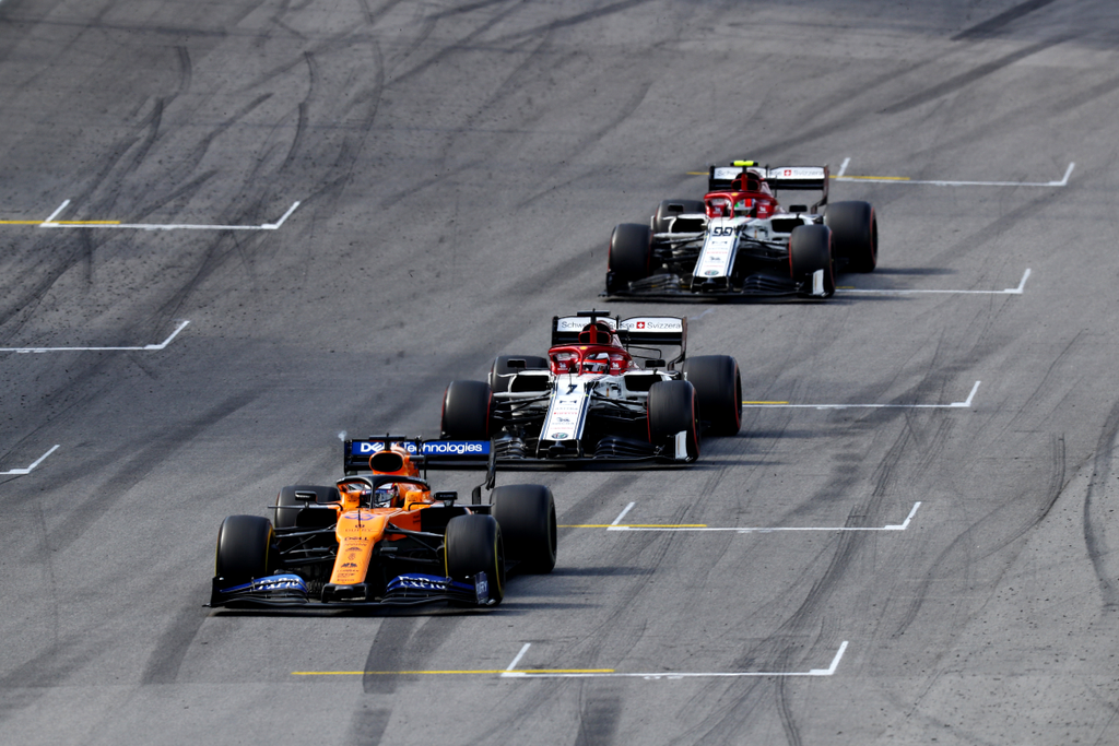 Forma-1, Brazil Nagydíj, Sainz, Räikkönen, Giovinazzi, McLaren, Alfa Romeo 