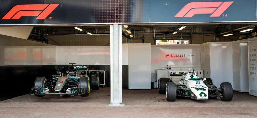 Előkészületek a Forma-1-es Monacói Nagydíjra, Nico Rosberg, Mercedes-AMG Petronas, Keke Rosberg, Williams Racing 