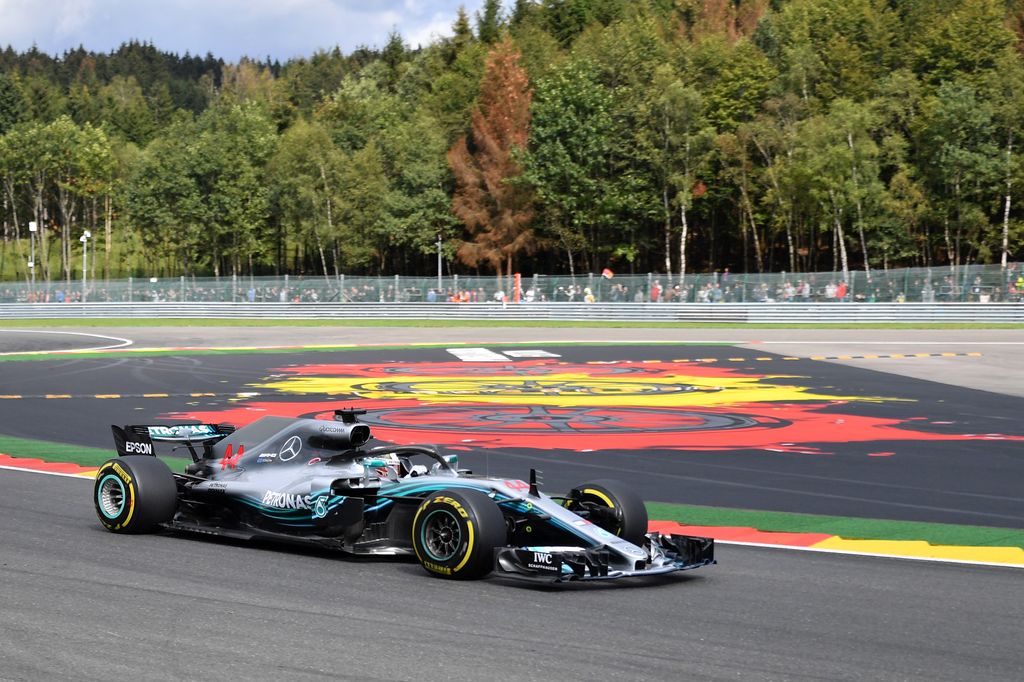 A Forma-1-es Belga Nagydíj szombati napja, Lewis Hamilton, Mercedes-AMG Petronas 