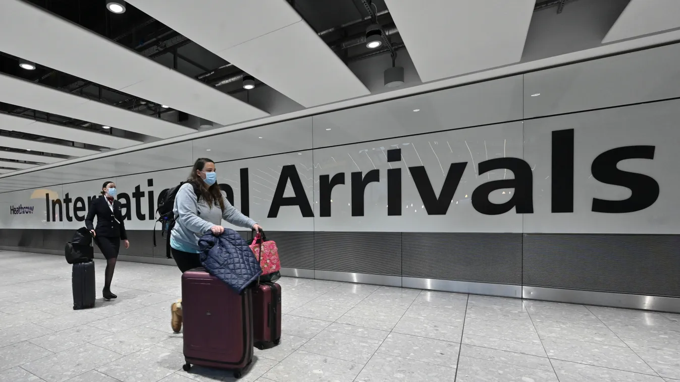 London Heathrow repülőtér koronavírus utas 
