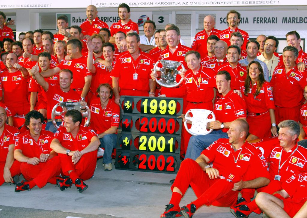 Forma-1, Magyar Nagydíj, 2002, Rubens Barrichello, Michael Schumacher, Scuderia Ferrari 