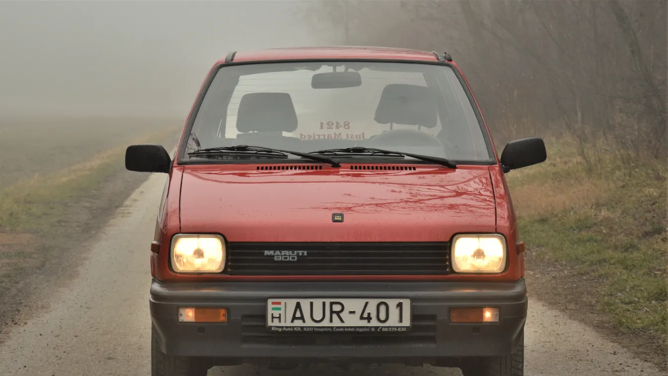 Maruti 800 DX veterán teszt 