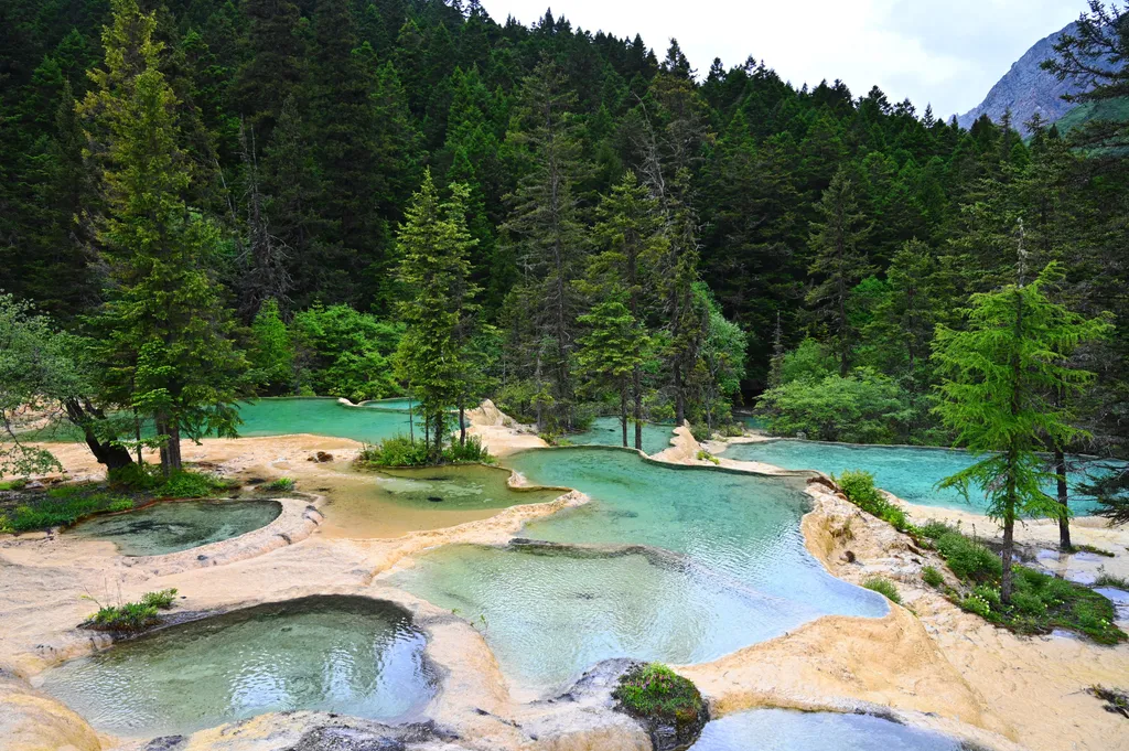 Huanglong, Huanglung, Kína 