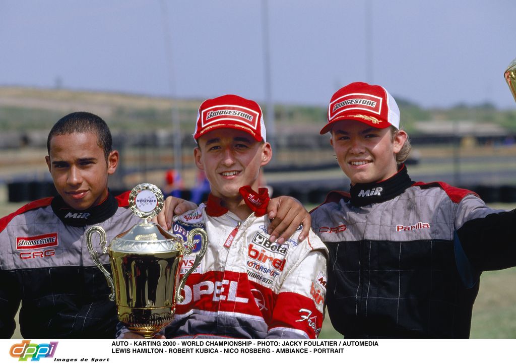 Forma-1, Lewis Hamilton, Robert Kubica, Nico Rosberg, Gokart-világbajnokság 2000 