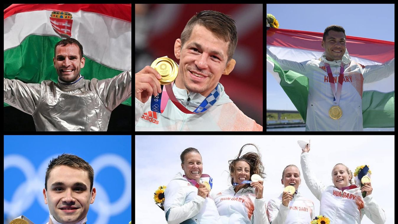 Orbán köszönti az olimpiai bajnokokat. 