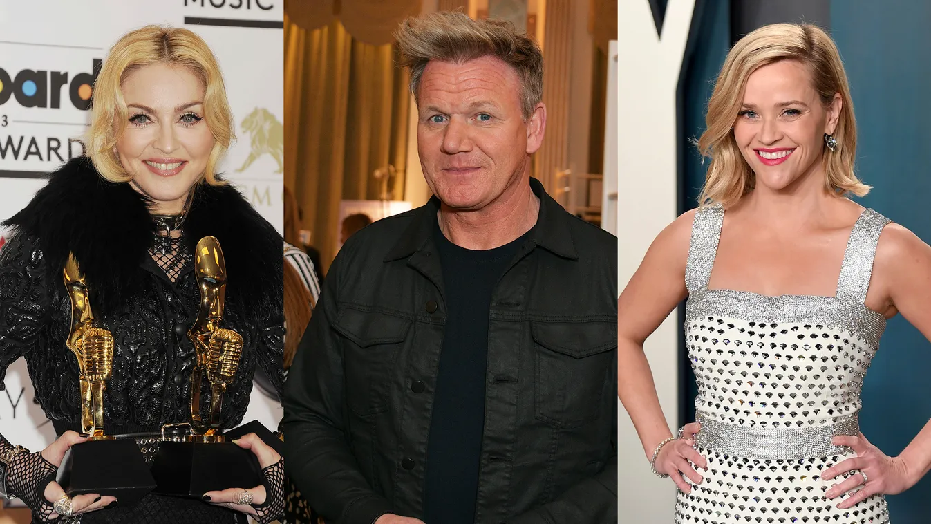 Reese Witherspoon, Madonna, Gordon Ramsay 