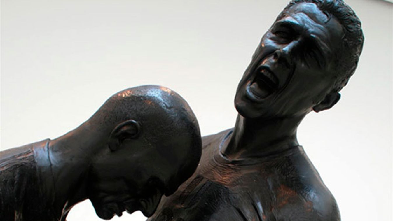 Zidane Materazzi szabálytalanság-szobor