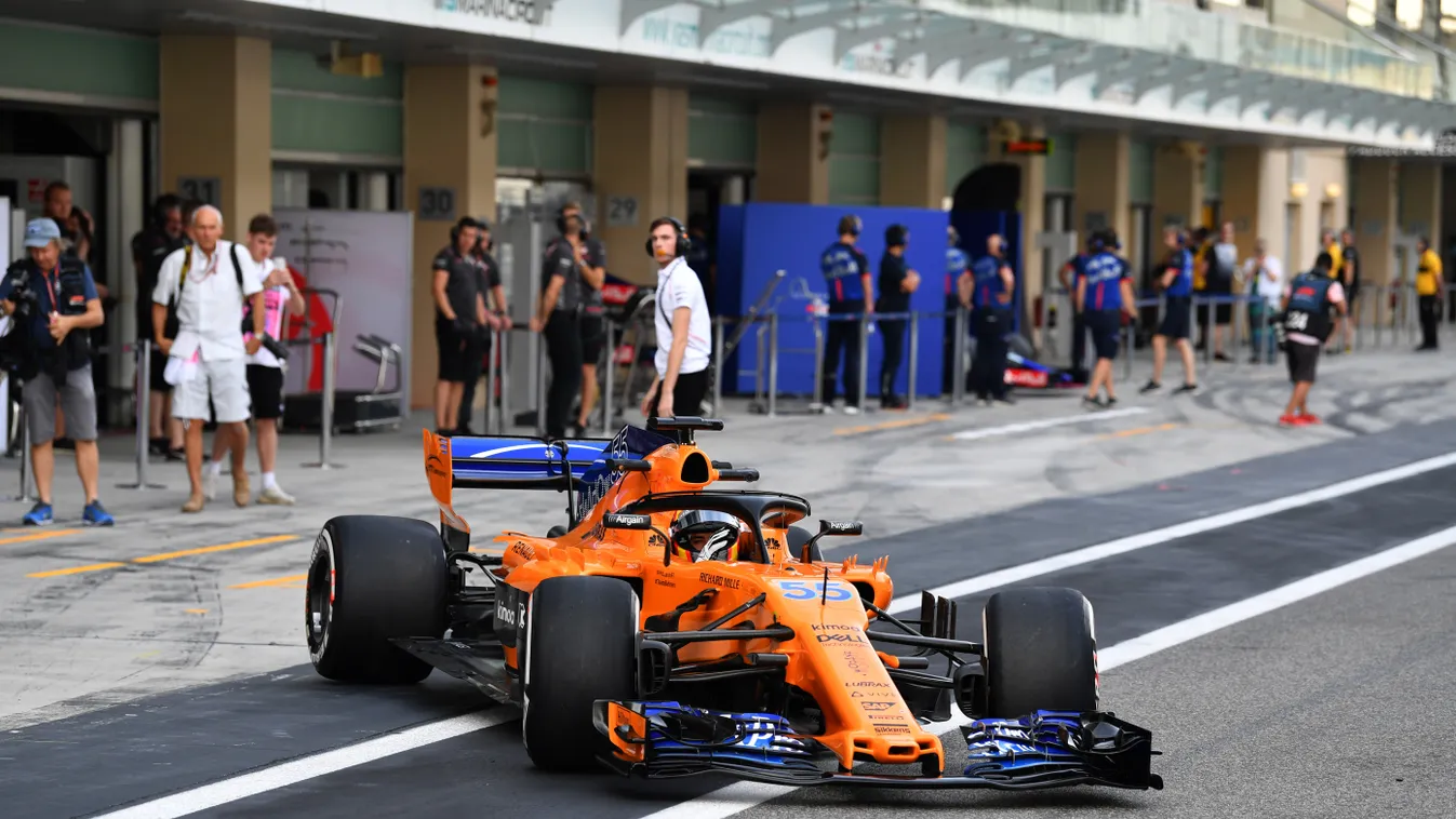 Forma-1, Carlos Sainz, McLaren Racing, Abu-dzabi teszt 
