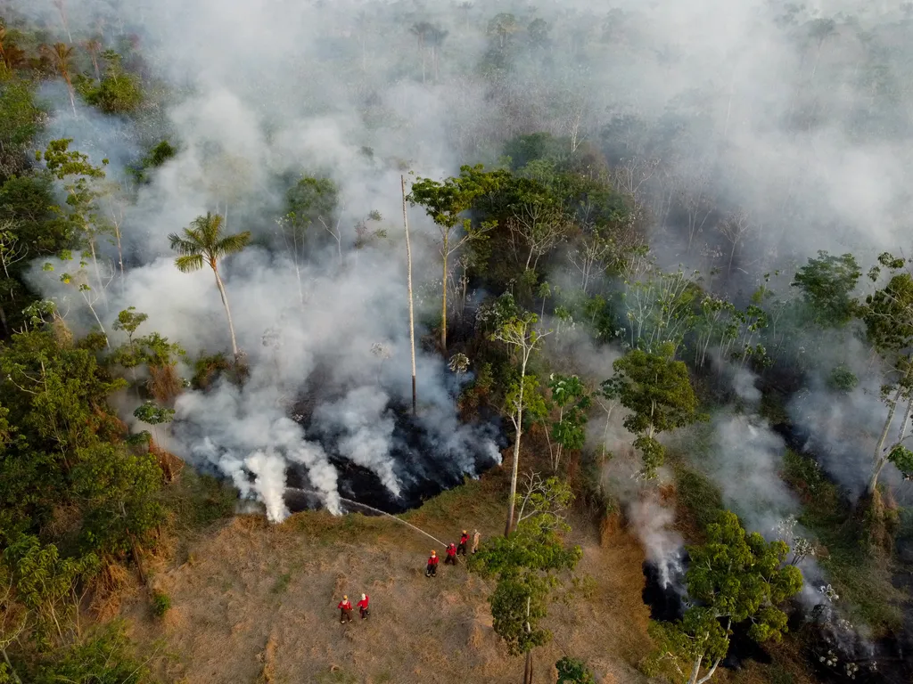Aszály Brazília kiszáradt Rio Negro folyó environment fire forests TOPSHOTS Horizontal 