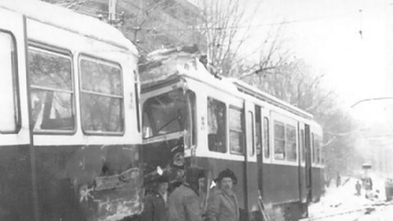 Fogaskerekű balesete 1987-ben 