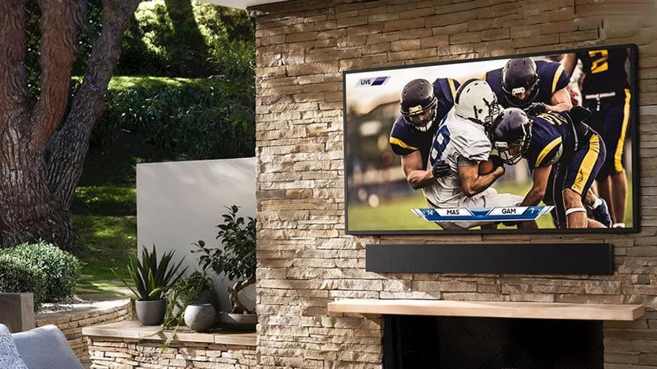 Samsung, The Terrace TV, terasz, tévé, teszt 