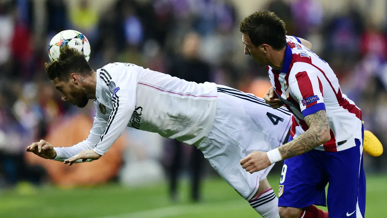 Sergio Ramos (Real Madrid), Mario Mandzukic (Atlético Madrid), foci 