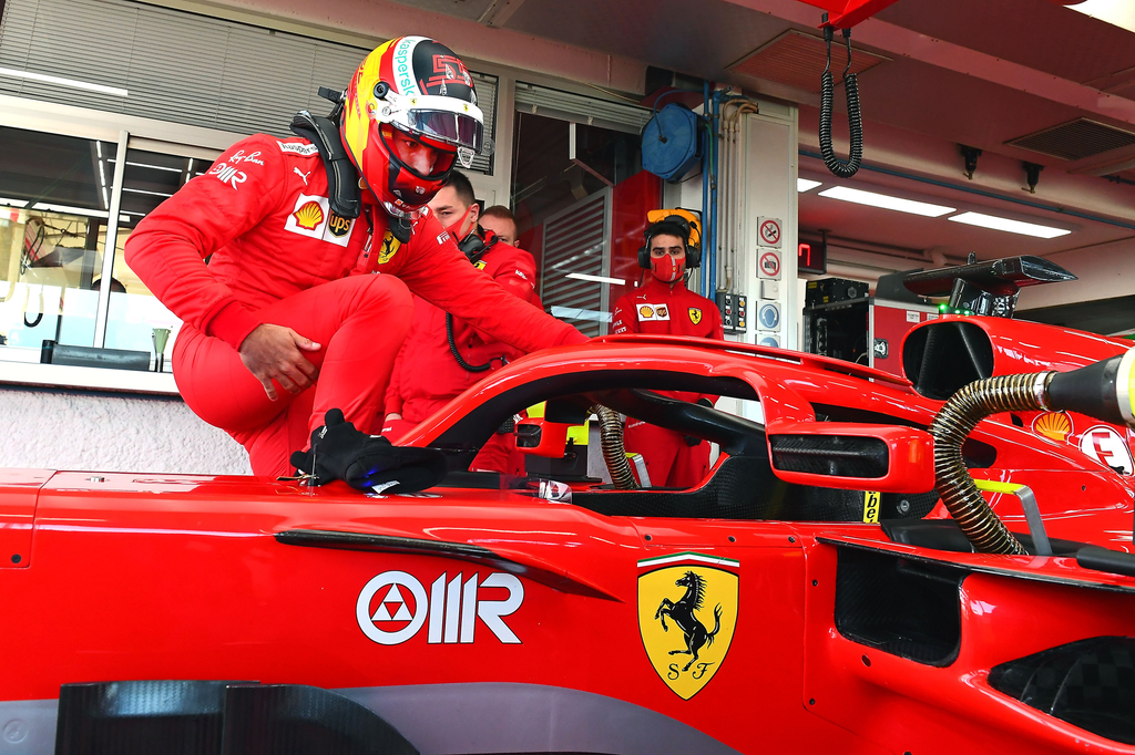 Forma-1, Ferrari-teszt, Carlos Sainz, Fiorano, Scuderia Ferrari 