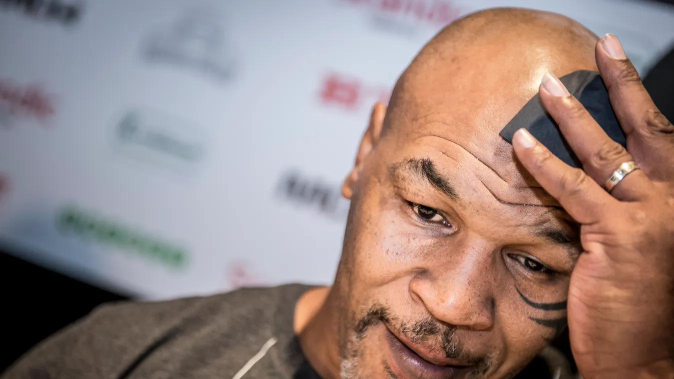 DENMARK: Retired boxers Mike Tyson and Mikkel Kessler hold press conference in Copenhagen SPORT 