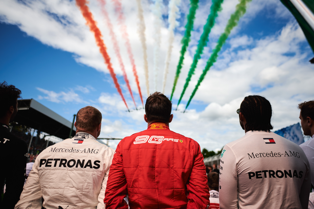 Forma-1, Olasz Nagydíj, Leclerc, Hamilton, Bottas, Mercedes, Ferrari 