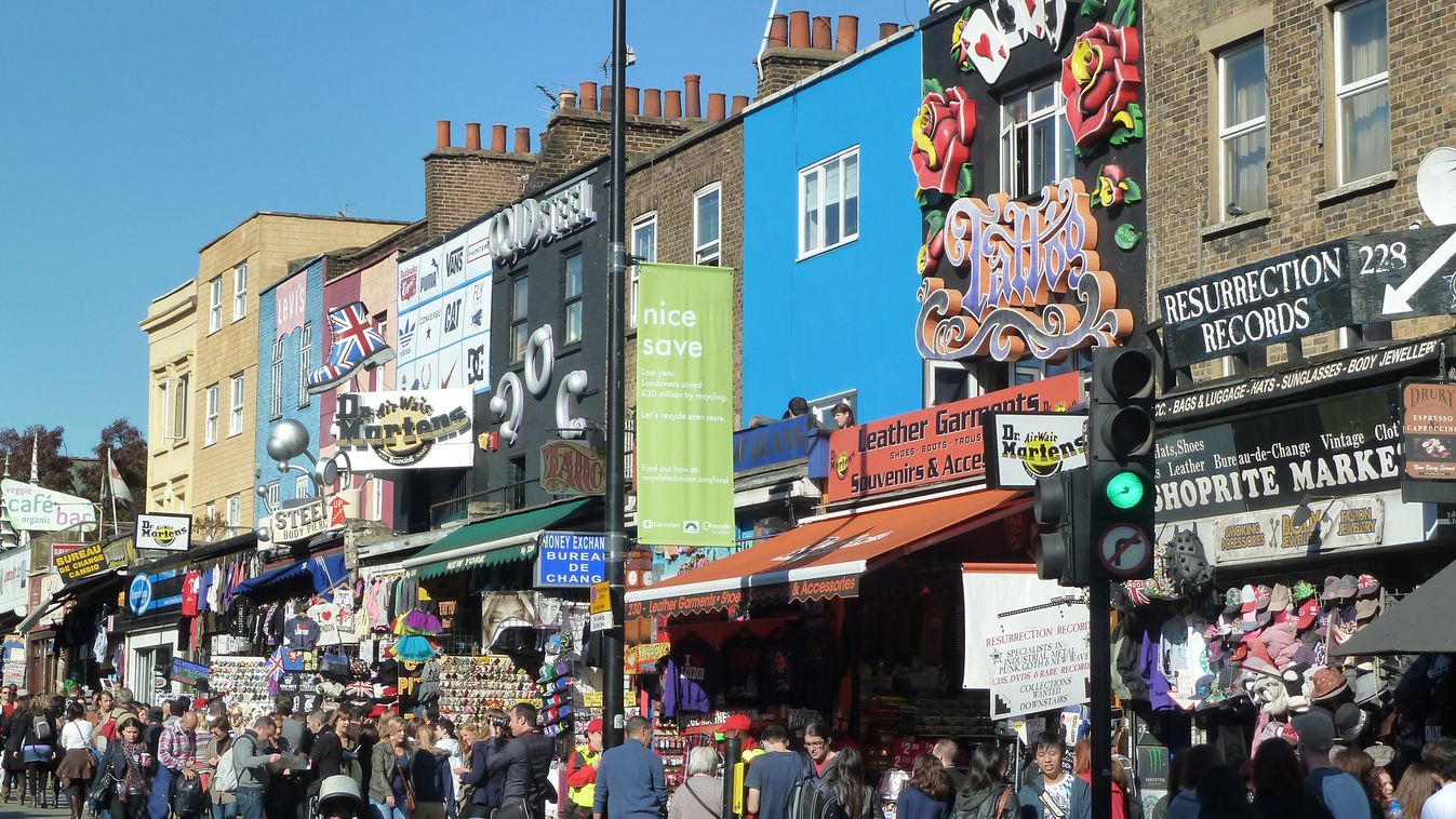 A forgalmas Camden Town 
