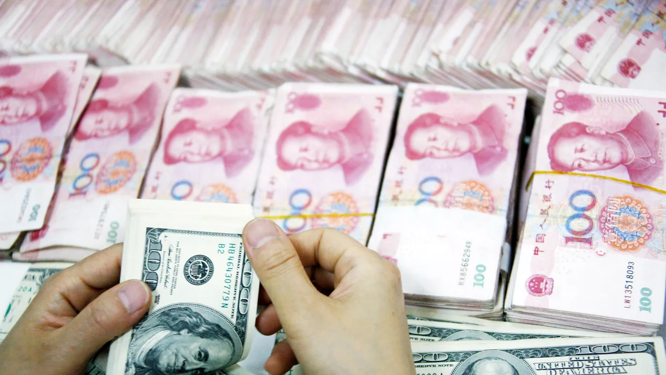 dollár yuan pénz usa kína 