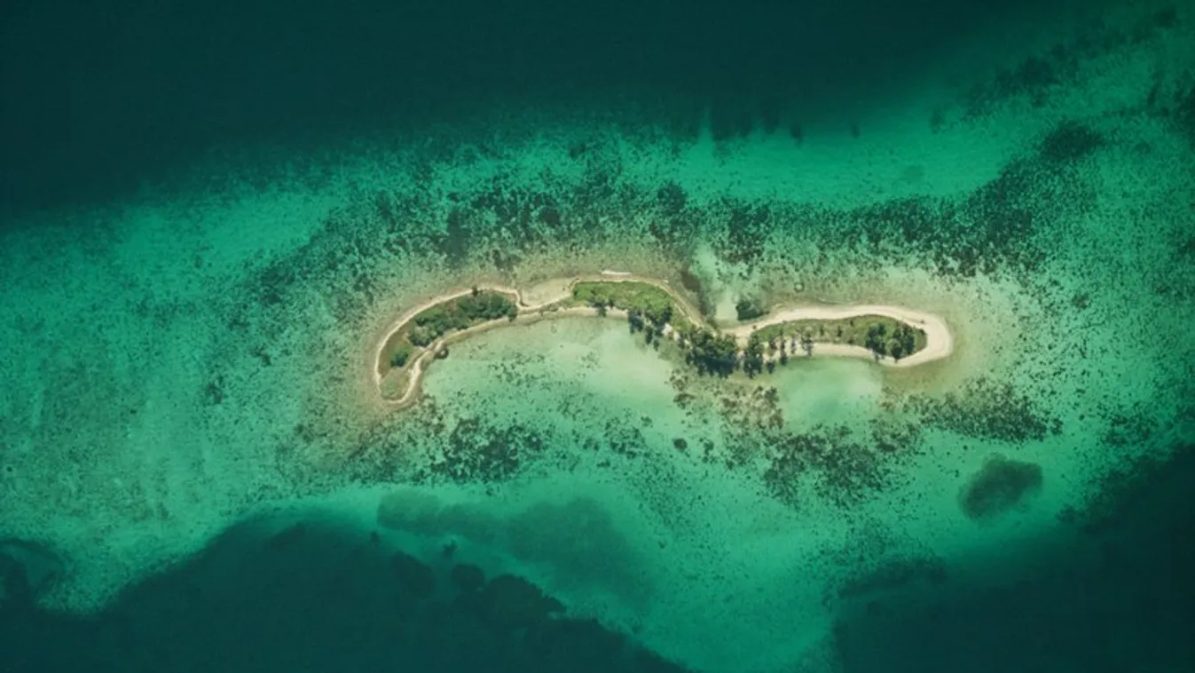 Laughing Bird Caye, Belize Coral Reef Mesoamerican Reef National Park Laughing Bird Caye, Belize, korallzátony 