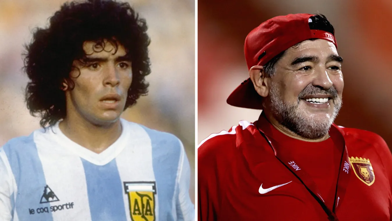Íme, a foci legnagyobb élő legendái akkor és most: Maradona és Zidane is alaposan megváltoztak 