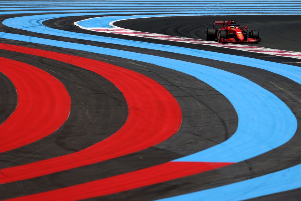 Forma-1, Charles Leclerc, Ferrari, Francia Nagydíj 2021, péntek 
