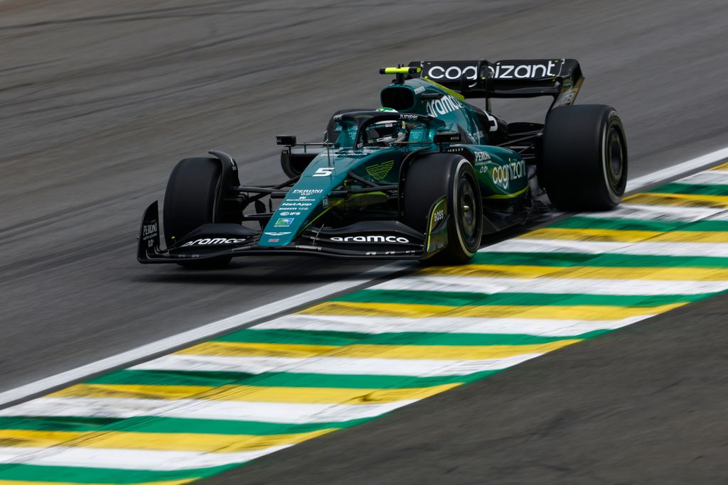 Forma-1, Sebastian Vettel, Aston Martin, Sao Pauló-i Nagydíj 2022, péntek 