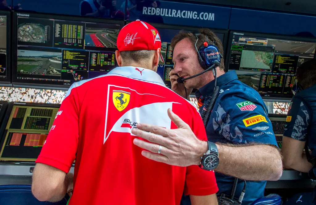 Forma-1, Sebastian Vettel, Scuderia Ferrari, Christian Horner, Red Bull Racing, Orosz Nagydíj 