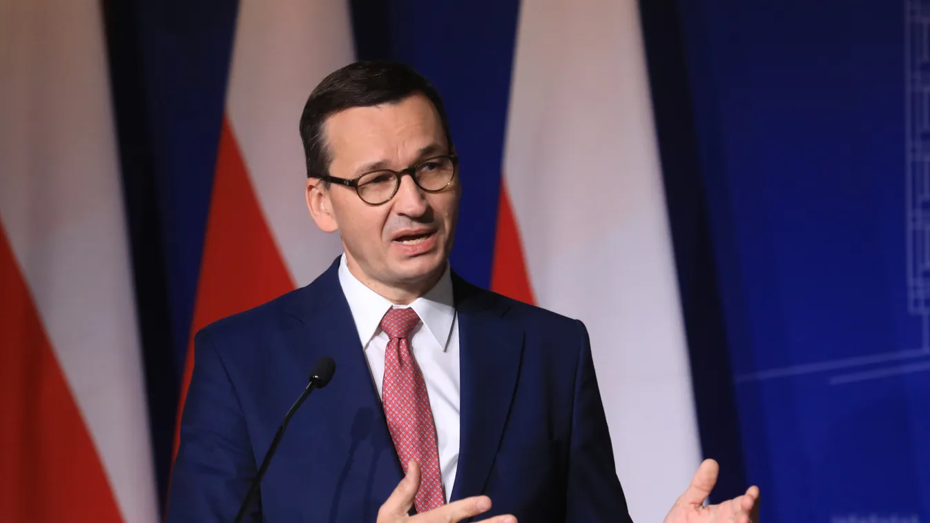 Mateusz Morawiecki lengyel miniszterelnök 