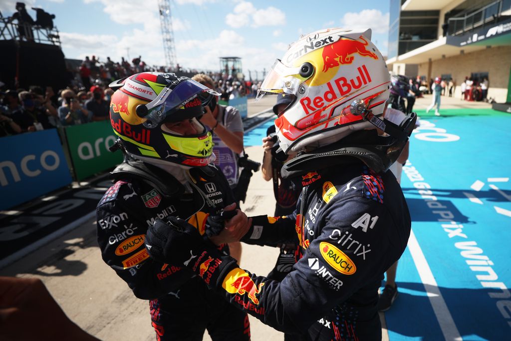 Forma-1, USA Nagydíj, Sergio Pérez, Max Verstappen, Red Bull 