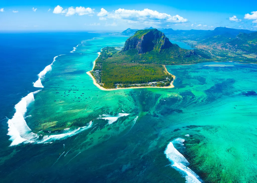 Mauritius, vízesés, 