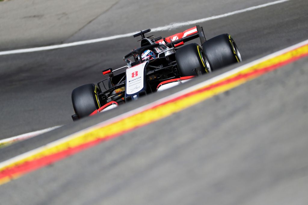 Forma-1, Romain Grosjean, Haas, Belga Nagydíj 2020, szombat 