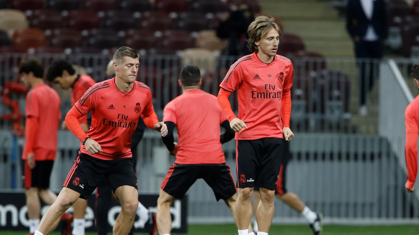 Training session of Real Madrid Russia Real Madrid Moscow October 2018 Luzhniki Stadium training session Group G match ahead of the UEFA Champions League 