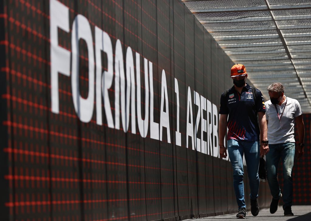 Forma-1, Azeri Nagydíj, Baku City Circuit, Max Verstappen, Red Bull 